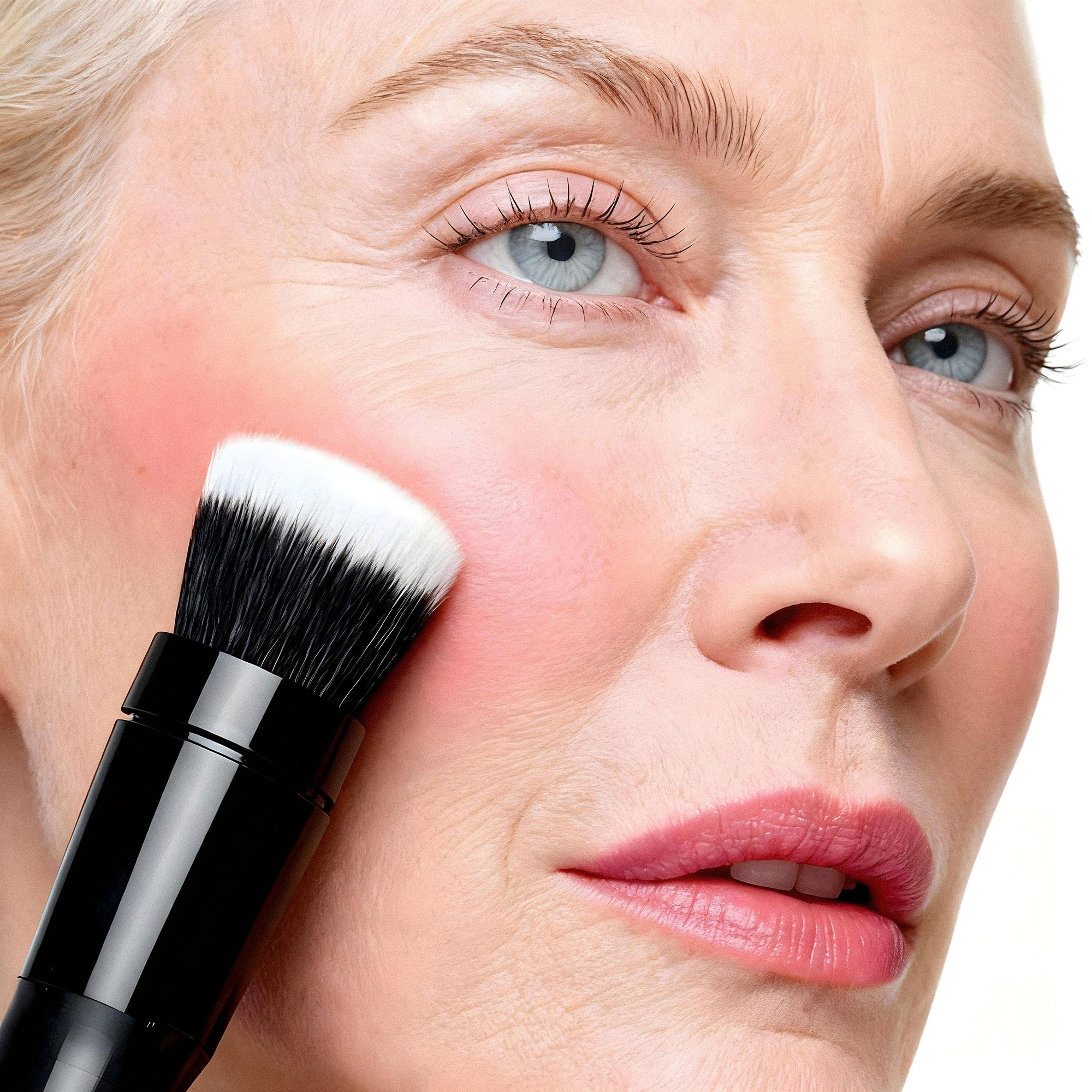 Cabezal de brocha para base de maquillaje