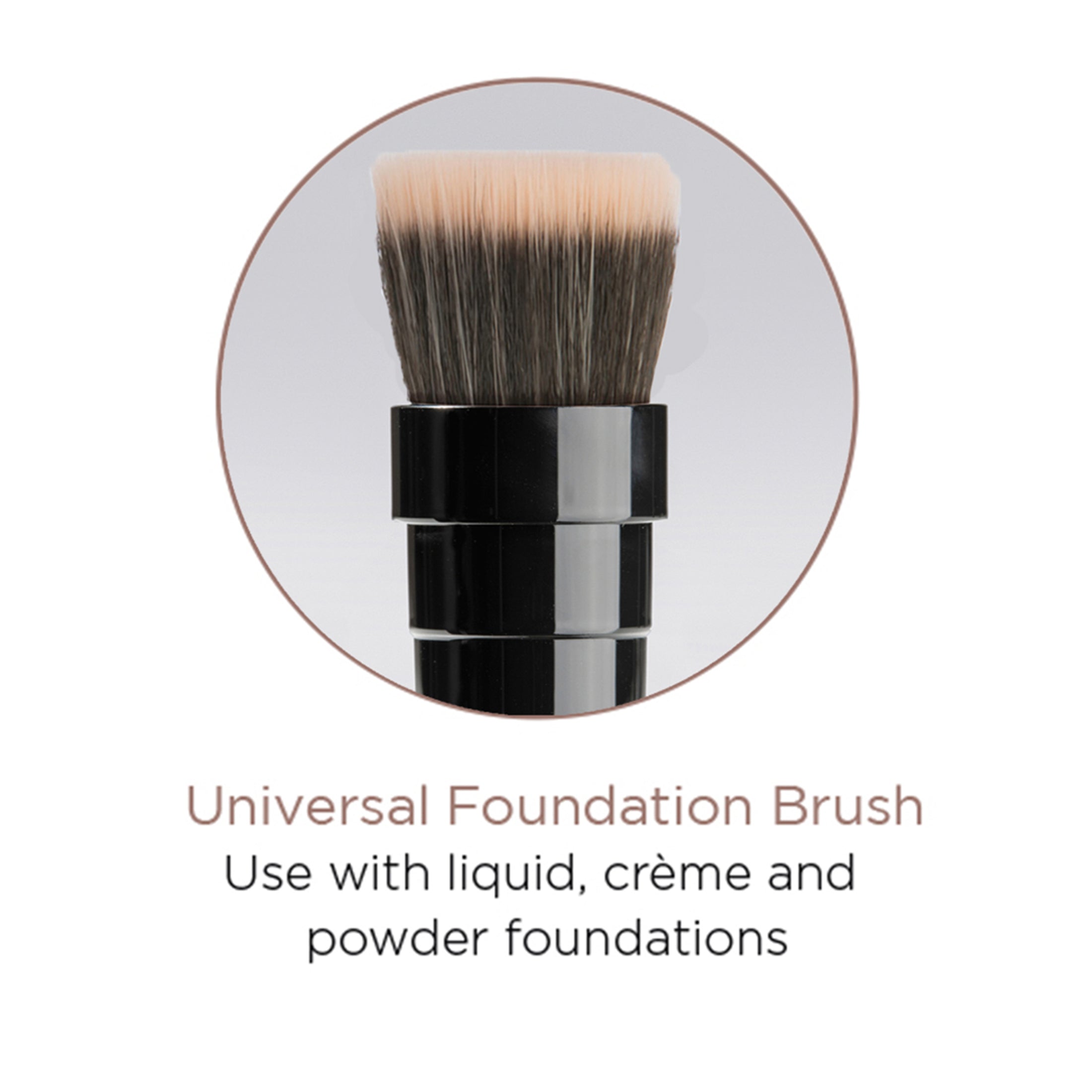 Universal Foundation Brush Head - New Premium Soft Fibers