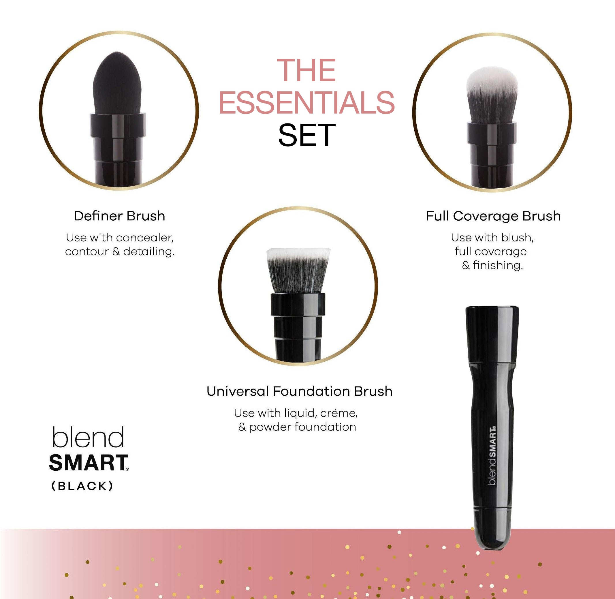 The Essentials 3-Brush Set